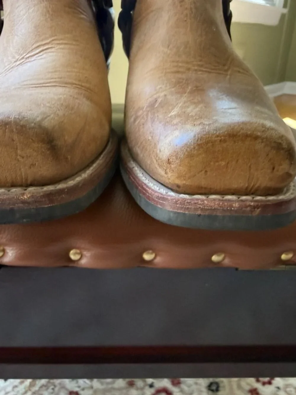 FRYE 12R Harness Boots, size 8.5